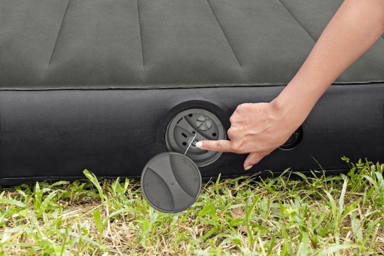 Bestway Tritech Luftmadrass Queen luftfylld extrasäng, inbyggd pump, 203 x 152 x 25 cm