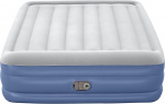Bestway Tritech™ Air Mattress Queen luftfylld extrasäng, inbyggd pump, 203 x 152 x 46 cm