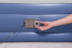 Bestway Tritech™ Air Mattress Queen luftfylld extrasäng, inbyggd pump, 203 x 152 x 46 cm