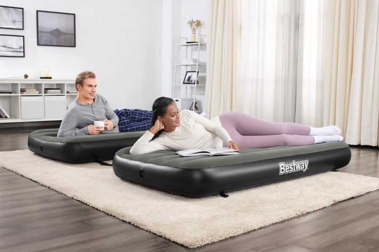 Bestway Tritech Connect-and-Rest 3-i-1 luftmadrass Twin/King, 188 x 99 x 25 cm