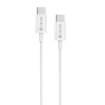 Devia kabel Smart EC042 PD USB-C - USB-C 60W 3A vit