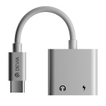 Devia adapter EC609 USB-C - USB-C (port) + USB-C (port) vit