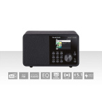 TELESTAR DIRA M 1 A Mobile EWF Batteridriven Mono Multifunktionsradio DAB+ / FM / Internet / Bluetooth Svart