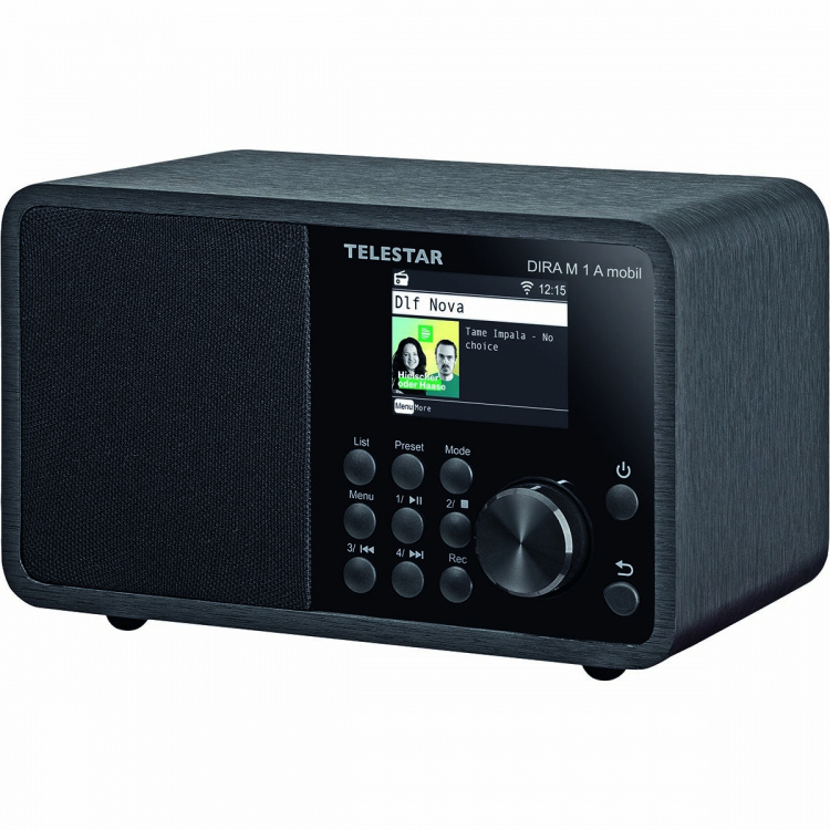 TELESTAR DIRA M 1 A Mobile EWF Batteridriven Mono Multifunktionsradio DAB+ / FM / Internet / Bluetooth Svart