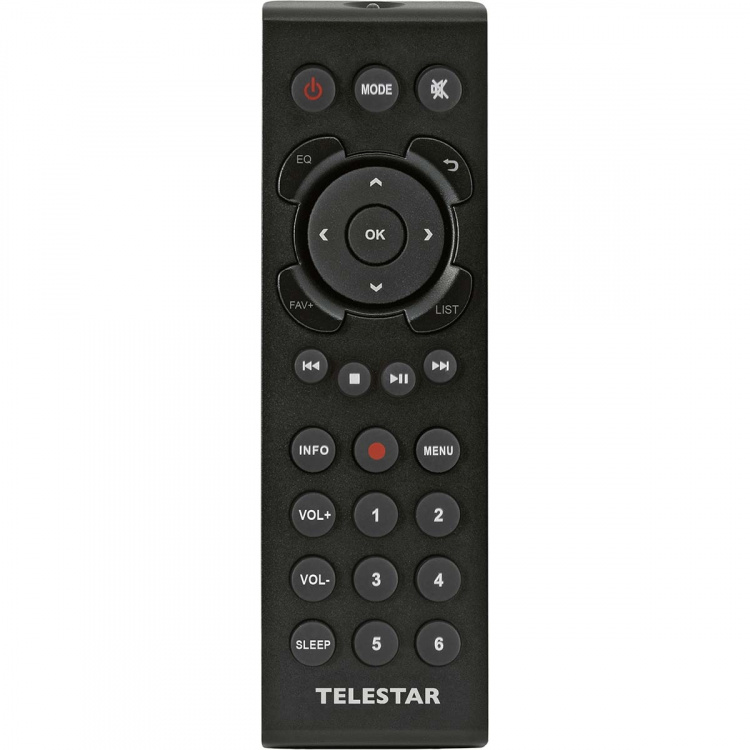 TELESTAR DIRA M 1 A Mobile EWF Batteridriven Mono Multifunktionsradio DAB+ / FM / Internet / Bluetooth Svart