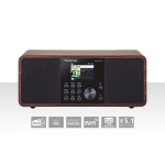 TELESTAR DIRA S 24i Multifunktionell stereoradio DAB+ / FM / Internet / Bluetooth Trä