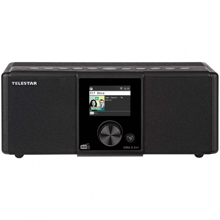 TELESTAR DIRA S21i+ EWF Multifunktionell stereoradio DAB+ / FM / Internet / Bluetooth Svart