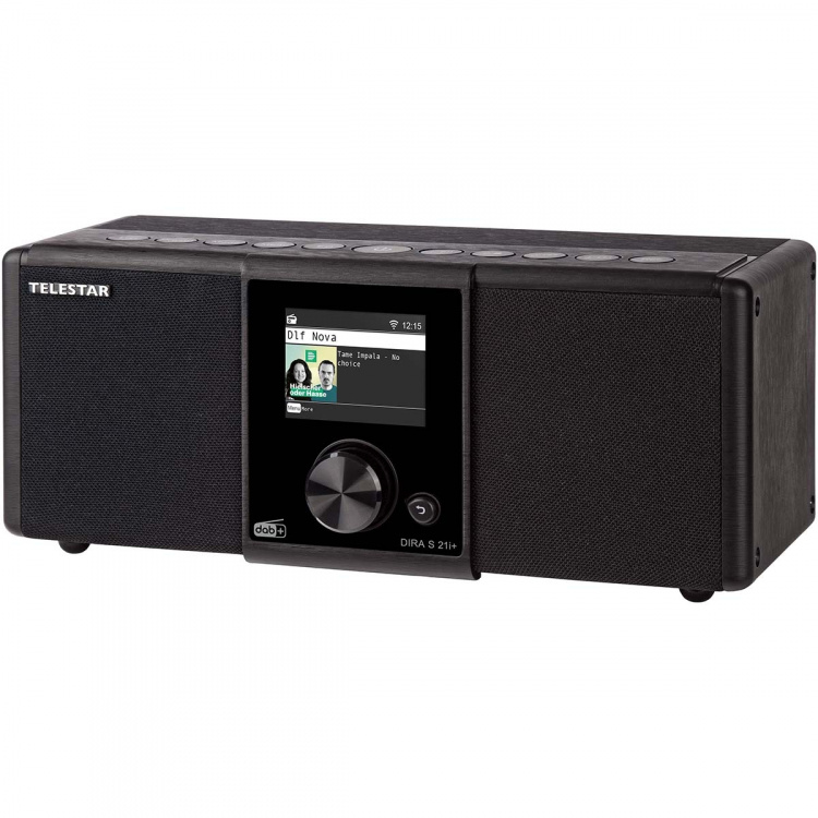 TELESTAR DIRA S21i+ EWF Multifunktionell stereoradio DAB+ / FM / Internet / Bluetooth Svart