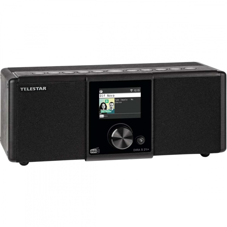 TELESTAR DIRA S21i+ EWF Multifunktionell stereoradio DAB+ / FM / Internet / Bluetooth Svart