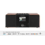 TELESTAR DIRA S32i CD EWF Multifunktionell stereoradio med CD-spelare DAB+ / FM / Internet / Bluetooth Trä
