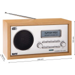 imperial DABMAN 30 Mobil DAB+ / FM-radio Trä