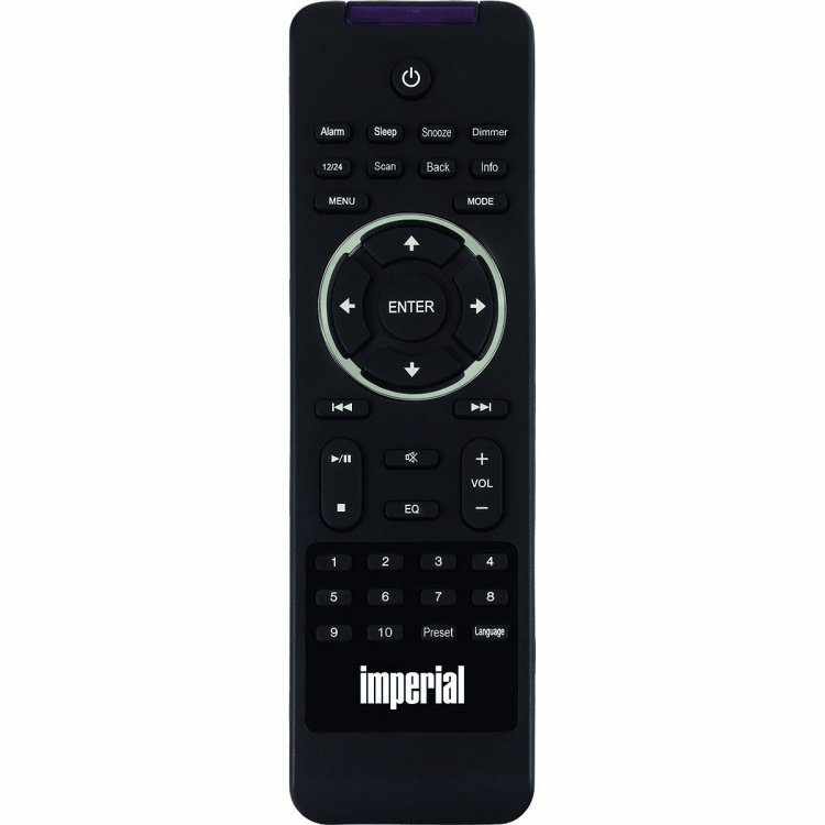 imperial DABMAN i150 Kompakt hybridradio för Internet / DAB+ / FM Vit