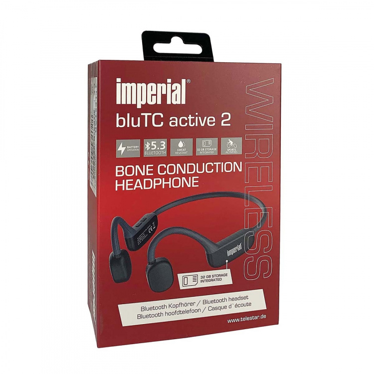 imperial bluTC active 2 Benledningshörlurar Svart