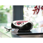 Lenco Bärbar FM-radio CD- och USB-spelare Rosa Lenco Bärbar FM-radio CD- och USB-spelare Rosa