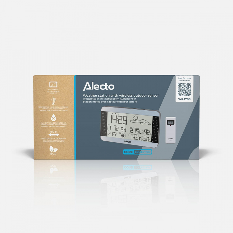 Alecto Väderstation med trådlös utomhussensor