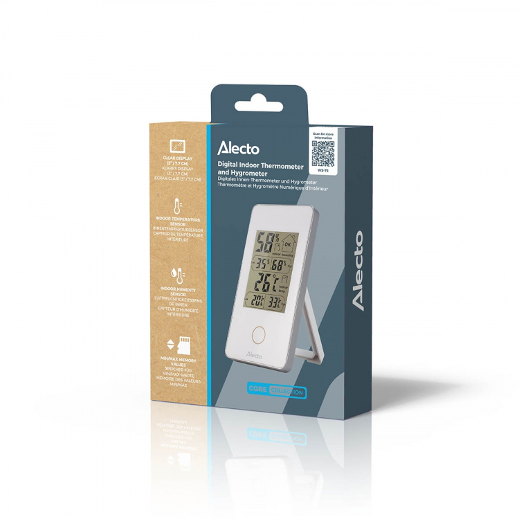 Alecto Digital inomhustermometer vit