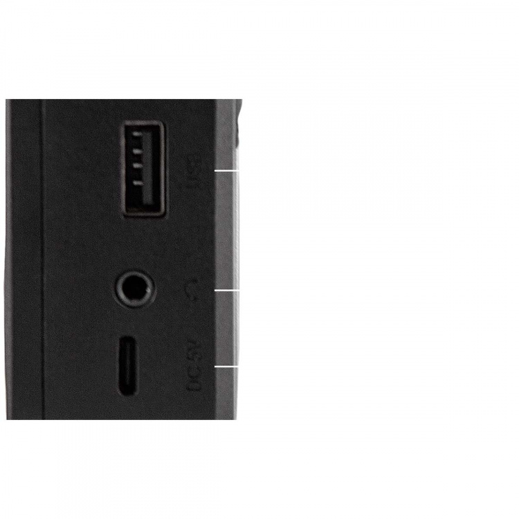 imperial DABMAN 17 bärbar DAB+/FM-radio med Bluetooth svart