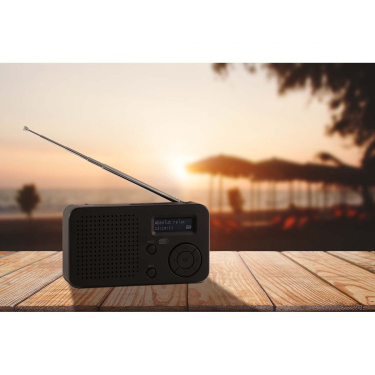 imperial DABMAN 17 bärbar DAB+/FM-radio med Bluetooth svart