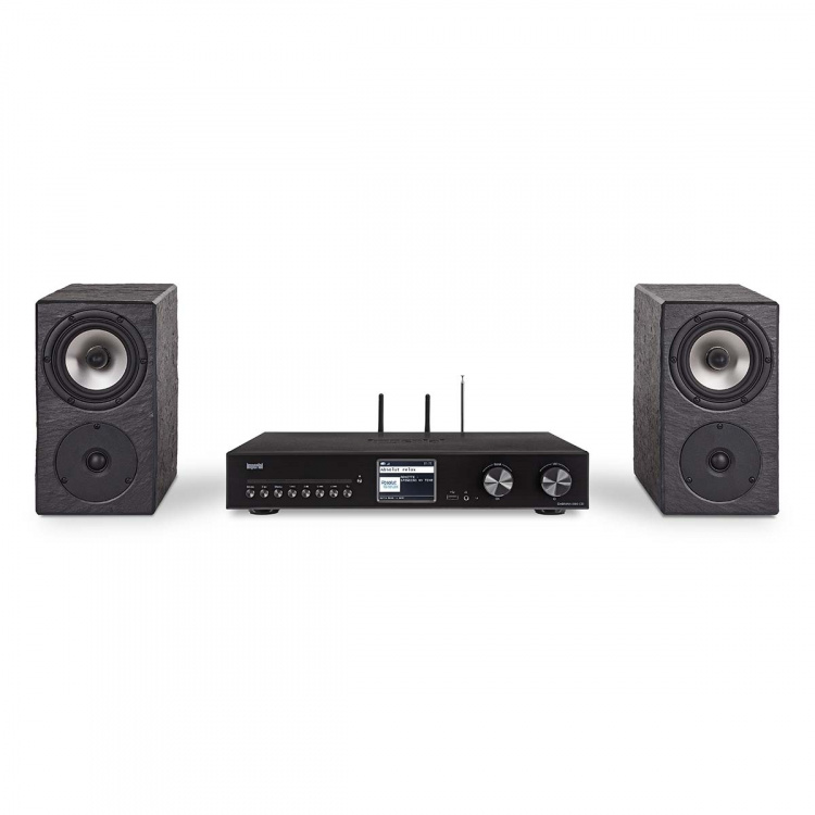 imperial DABMAN i560 CD All-in-one HiFi System med förstärkare och CD-spelare DAB+ / FM / Internet / Bluetooth Svart imperial DABMAN i560 CD All-in-one HiFi System med förstärkare och CD-spelare DAB+ / FM / Internet / Bluetooth Svart