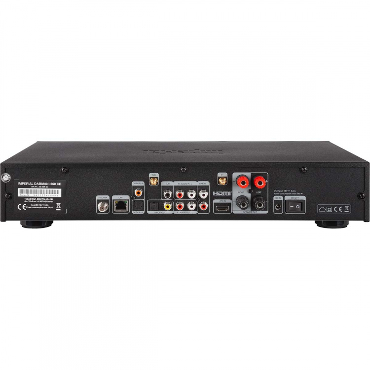 imperial DABMAN i560 CD All-in-one HiFi System med förstärkare och CD-spelare DAB+ / FM / Internet / Bluetooth Svart imperial DABMAN i560 CD All-in-one HiFi System med förstärkare och CD-spelare DAB+ / FM / Internet / Bluetooth Svart