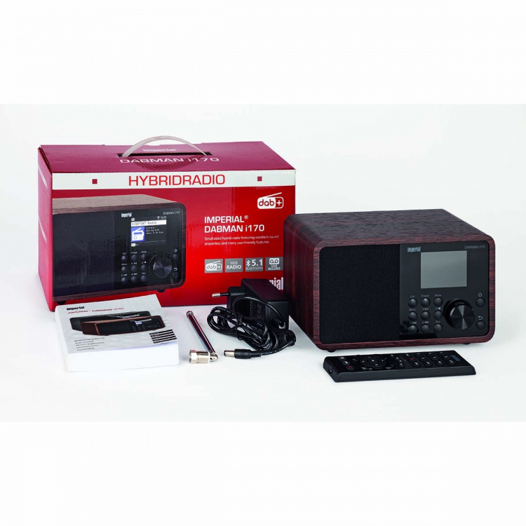 imperial DABMAN i170 DAB+ och Internetradio Trälook