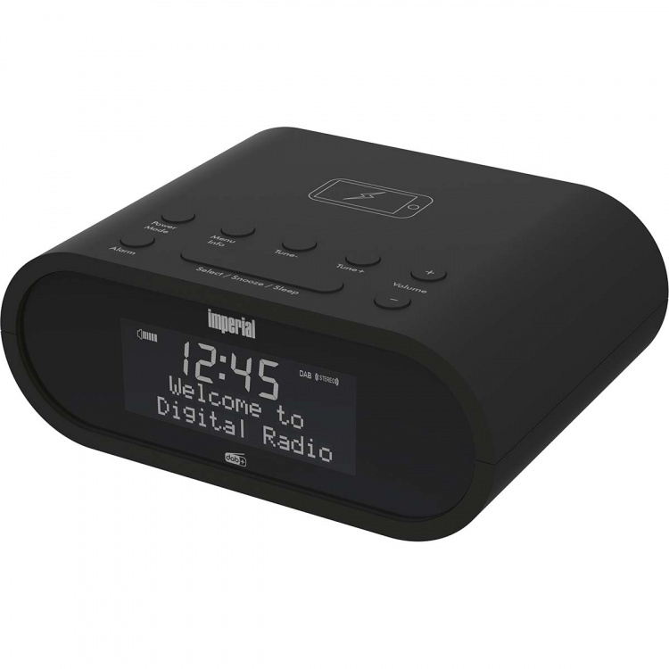 imperial DABMAN d20 DAB+ och FM-radio väckarklocka Svart