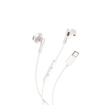 XO trådbundna hörlurar EP60 USB-C vit