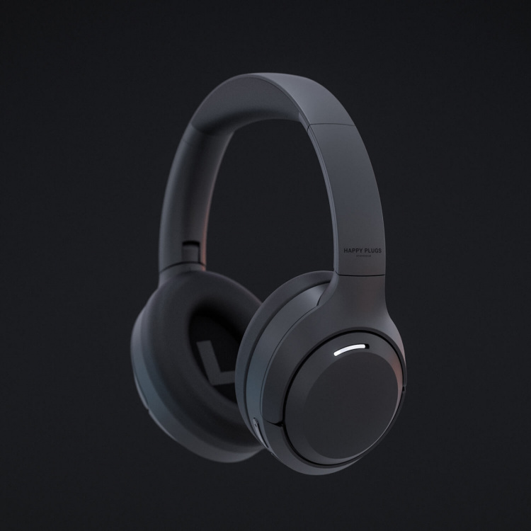 Happy Plugs Hörlur Play Lite Over-Ear Trådlös Svart Happy Plugs Hörlur Play Lite Over-Ear Trådlös Svart
