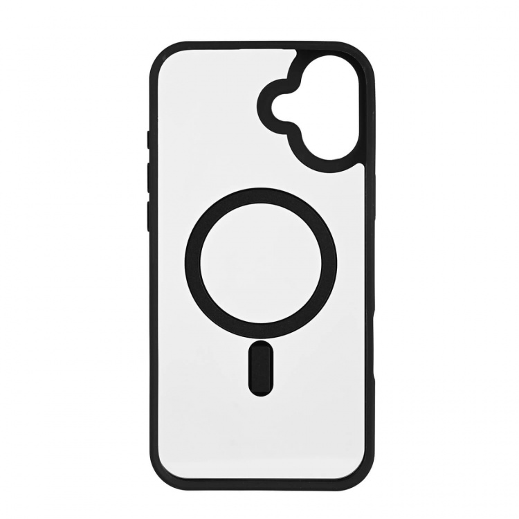 Onsala Mobilskal Bumper MagSeries Black & Clear - iPhone 16 Plus