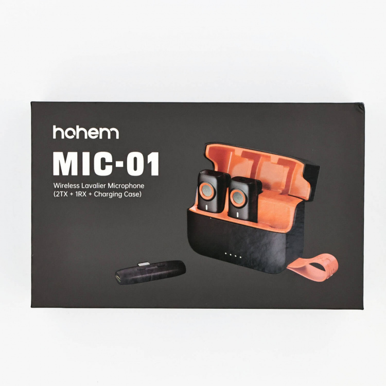 Hohem Mikrofon MIC-01 2TX 1RX Med Laddfodral USB-C