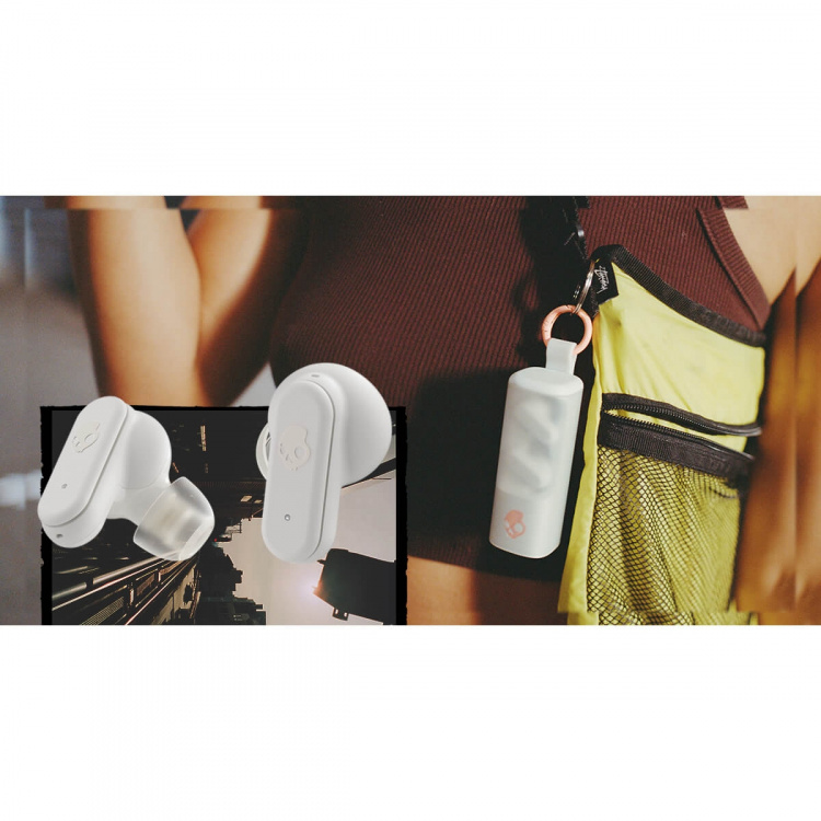 Skullcandy Hörlurar DIME EVO TWS In-Ear Bone/Orange Skullcandy Hörlurar DIME EVO TWS In-Ear Bone/Orange