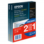 Epson Premium Blankt Fotopapper (2 för 1), 10x15, 255g/m², 80 ark Totalt Epson Premium Blankt Fotopapper (2 för 1), 10x15, 255g/m², 80 ark Totalt