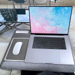 Desire2 Laptopställ för Knät Vänsterhänt Version Grå Desire2 Laptopställ för Knät Vänsterhänt Version Grå