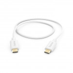 Hama Laddningskabel USB-C till USB-C 1,0m Vit