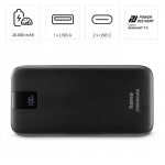 Hama Powerbank PD 20000mAh 2xUSB-C+1xUSB-A Antracit Hama Powerbank PD 20000mAh 2xUSB-C+1xUSB-A Antracit