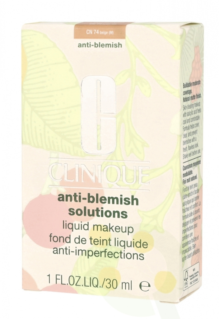Clinique Anti-Blemish Solutions Liquid Make-Up 30 ml CN74 Fresh Beige