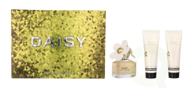 Marc Jacobs Daisy Giftset 200 ml Edt Spray 50ml/Body lotion 75ml/Shower Gel 75ml