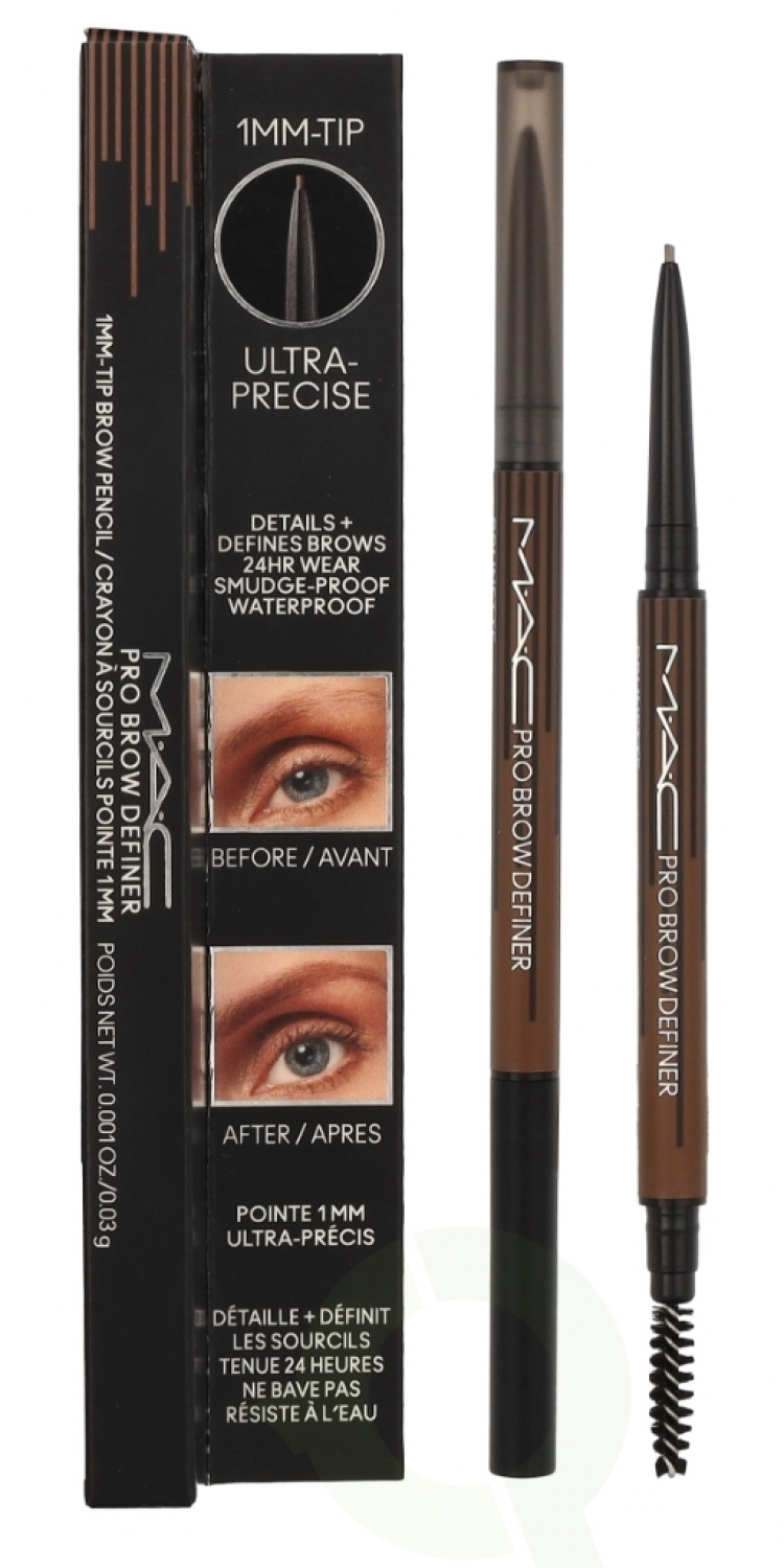 MAC Pro Brow Definer 1 Mm Tip Brow Pencil 24 Hour Waterproof 0.03 g Brunette