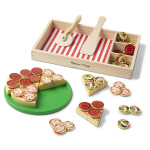 Melissa & Doug Food Play Träpizza