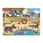 Melissa & Doug Träpussel Safari