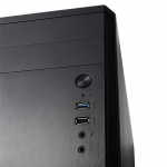 Fractal Design Kab Fractal Design Core 1100 minitower Svart utan PSU