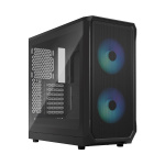 Fractal Design Focus 2 RGB Svart TG Clear Tint