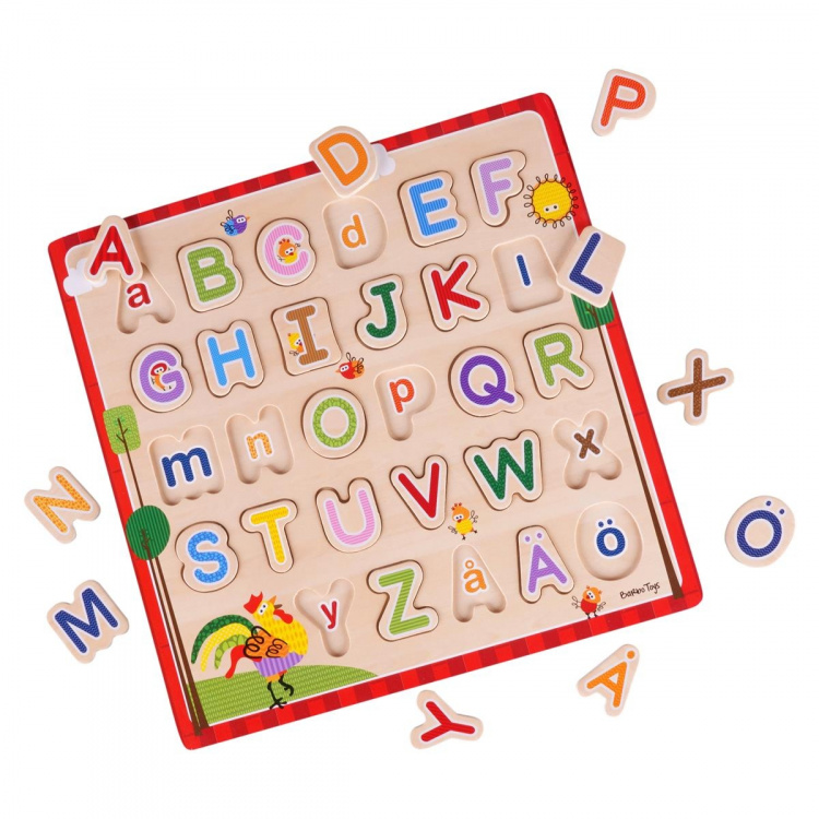Barbo Toys Barbo Classic Wooden ABC Pussel (SE)