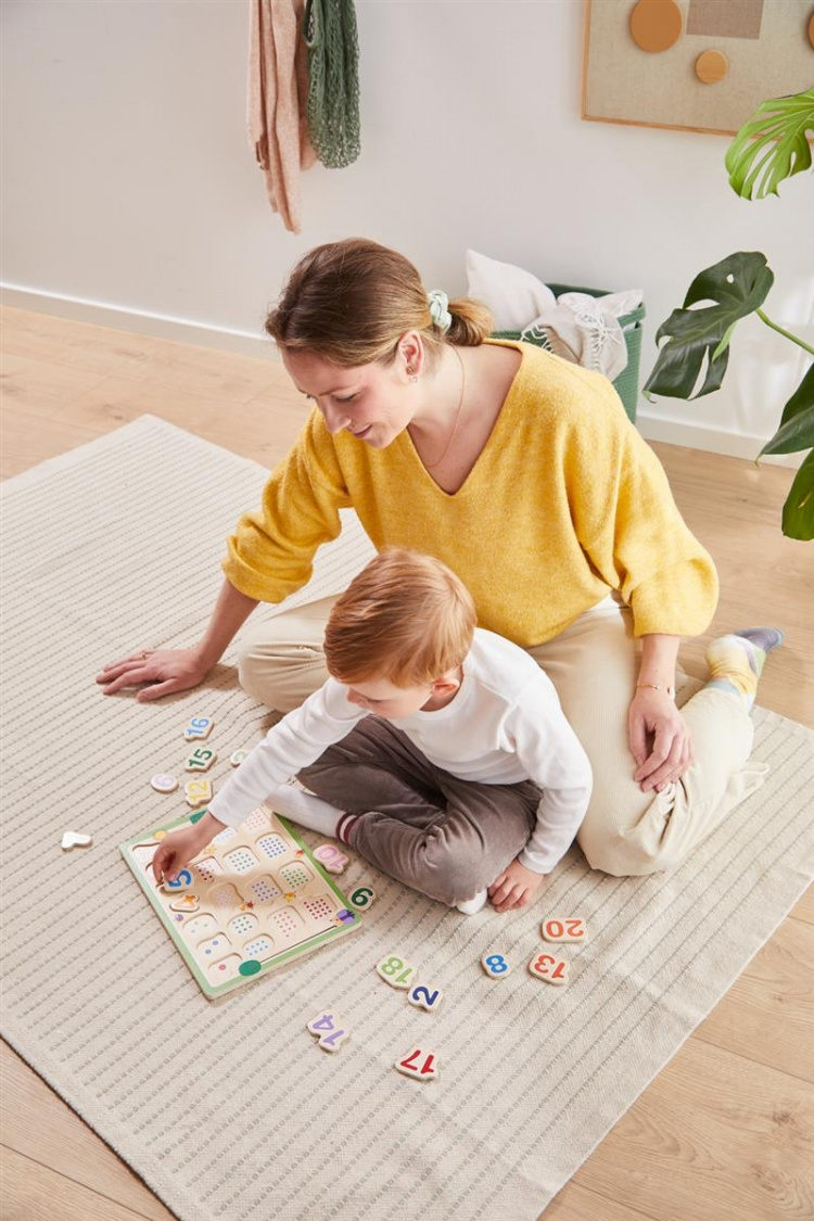 Barbo Toys Barbo Klassiskt 1-2-3 pussel i trä