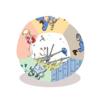 Barbo Toys Mjuk boll Emil