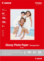 Canon GP-501 Glansigt fotopapper, A4, 100 ark Canon GP-501 Glansigt fotopapper, A4, 100 ark