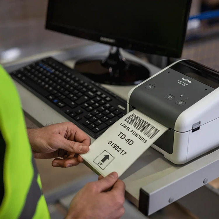 Brother TD-4520DN professionell etikettskrivare med nätverksanslutning