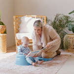 Bumbo Floor Seat - babysitter, puderblå