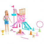 Barbie Stacie\'s valp lekplats lekset (HRM10)