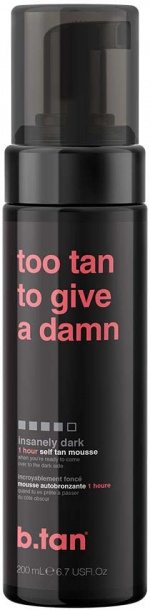 b.tan Too Tan To Give A Damn Tan Mousse 200 ml